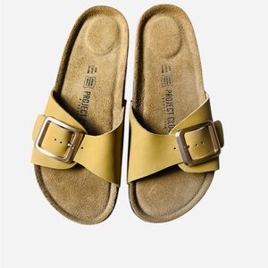 Project Cloud IBIZA Genuine LeatherSandals Slides Size 8